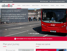 Tablet Screenshot of abellio.co.uk